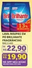 Assaí Atacadista Brilhante - lava-roupas em pó fragrâncias oferta