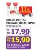 Assaí Atacadista Colgate - creme dental total tipos oferta