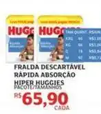 Assaí Atacadista Huggies - fralda descartável rapida absorção oferta