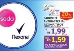 Assaí Atacadista Rexona - sabonete antibacterial oferta