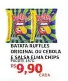 Assaí Atacadista Elma chips - batata ruffles original ou cebola e salsa oferta