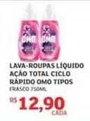 Assaí Atacadista Omo - lava-roupas líquido ação total cíclo rápido tipos oferta