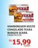 Assaí Atacadista Texas - hamburguer misto congelado burger seara oferta