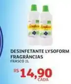 Assaí Atacadista Lysoform - desinfetante fragrâncias oferta