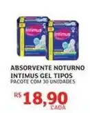 Assaí Atacadista Intimus - absorvente noturno gel tipos oferta