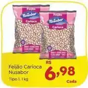 Novo Atacarejo Nusabor - feijão carioca oferta