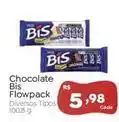 Novo Atacarejo Bis - chocolate flowpack oferta