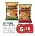 Novo Atacarejo Matutinha - biscoito oferta