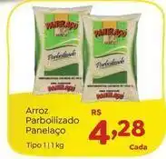 Novo Atacarejo Panelaço - arroz parboilizado oferta