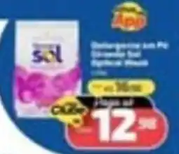 Supermercado Jacomar Detergente em pó sol oferta