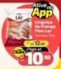 Supermercado Jacomar Linguiça de Frango Fina Lar oferta