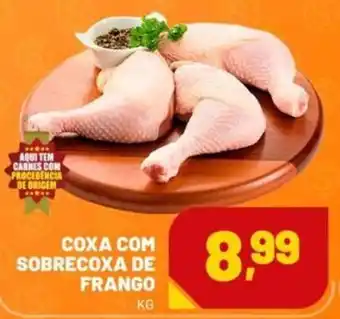 Coxa com sobrecoxa de frango