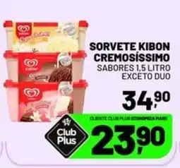 Spasso Sabores Sorvete kibon cremosissimo sabores oferta