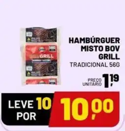 Spasso Sabores Hambúrguer misto bov grill tradicional oferta
