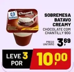 Spasso Sabores Sobremesa batavo creamy chocolate com chantilly oferta