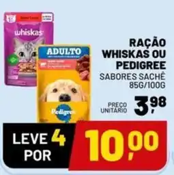 Spasso Sabores Ração Whiskas ou Pedigree oferta