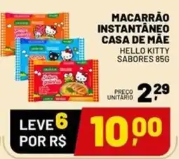 Spasso Sabores Macarrão instantâneo casa de mãe hello kitty sabores oferta