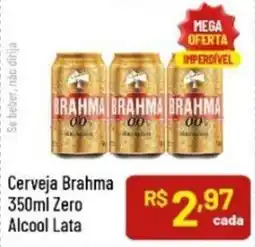 Supermercados Goes Cerveja Brahma Zero Alcool oferta