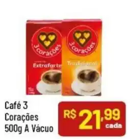 Supermercados Goes Café 3 Corações oferta