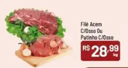 Supermercados Goes Filé Acem C/Osso Ou Patinho C/Osso oferta