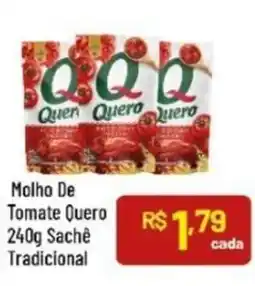 Supermercados Goes molho de tomate quero tradicional oferta