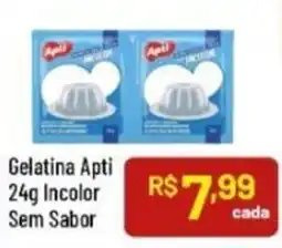Supermercados Goes Gelatina apti 24g incolor sem sabor oferta