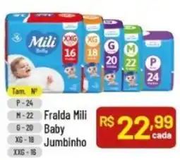 Supermercados Goes Fralda Mili Baby Jumbinho oferta