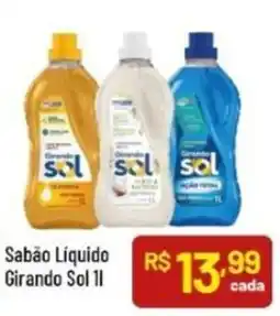 Supermercados Goes Sabão Líquido Girando Sol 1l oferta
