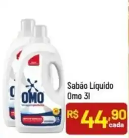 Supermercados Goes Sabão Líquido Omo 3l oferta