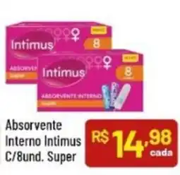 Supermercados Goes Absorvente interno intimus oferta