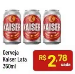 Supermercados Goes Cerveja Kaiser Lata oferta