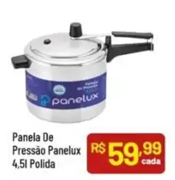 Supermercados Goes Panela de pressão panelux 4,5l polida oferta