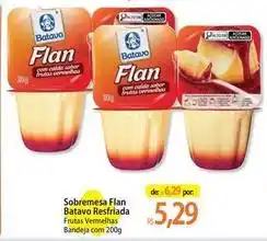 Atacadão Batavo - sobremesa flan resfriada oferta
