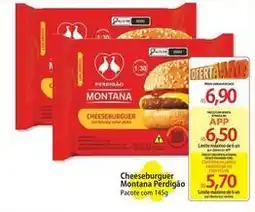 Atacadão Perdigão - cheeseburguer montana oferta