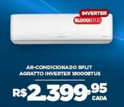 DB Supermercados ar-condicionado split agratto inverter 18000btus oferta