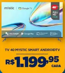 DB Supermercados tv 40 mystic smart androidtv oferta