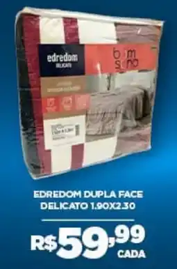 DB Supermercados Edredom dupla face delicato oferta