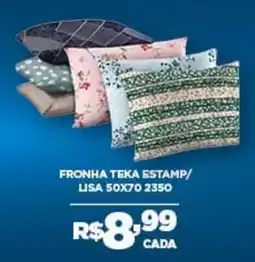 DB Supermercados Fronha teka estampada lisa oferta