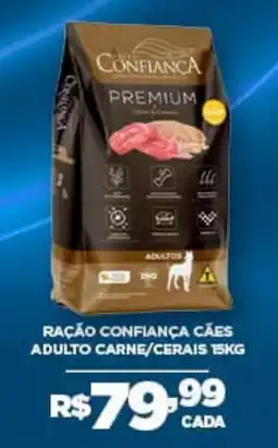 DB Supermercados Ração confiança cães adulto carne/cerais oferta