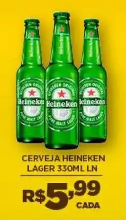 DB Supermercados Cerveja heineken lager oferta