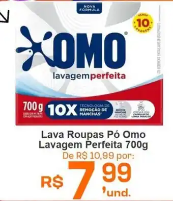 Lava Roupas Pó Omo Lavagem Perfeita