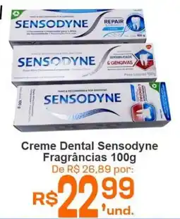 Cocipa Creme Dental Sensodyne Fragrâncias oferta