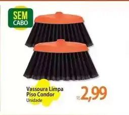 Atacadão Vassoura Limpa Piso Condor oferta
