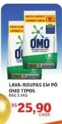 Assaí Atacadista Lava-Roupas em Pó OMO Tipos oferta