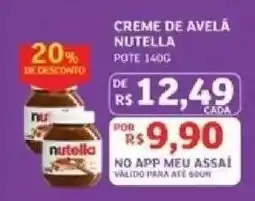 Assaí Atacadista Creme de Avelã Nutella oferta