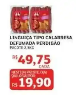 Assaí Atacadista Linguiça Tipo Calabresa Defumada Perdigão oferta