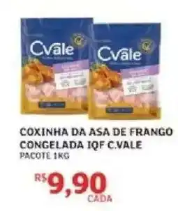 Assaí Atacadista Coxinha da Asa de Frango Congelada IQF C.Vale oferta