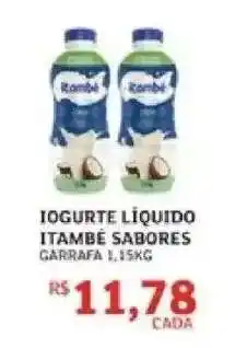 Assaí Atacadista Iogurte Líquido Itambé Sabores oferta