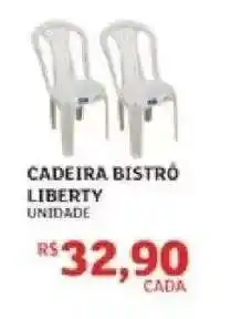 Assaí Atacadista CADEIRA BISTRÔ LIBERTY oferta