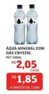 Assaí Atacadista Água Mineral com Gás Crystal oferta